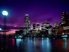 Sunset Over Melbourne, Australia